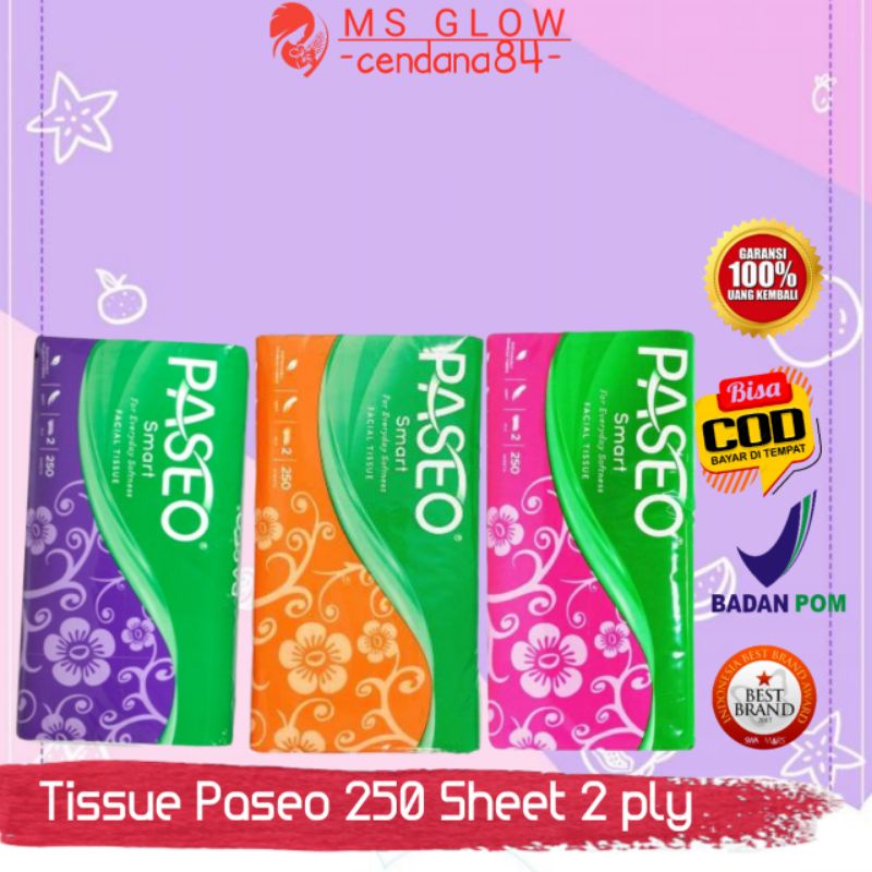 Tisu Paseo 250 sheet murah/Tissue Paseo 250 Tissue Paseo 250 sheet 2 ply Paseo 250 sheets