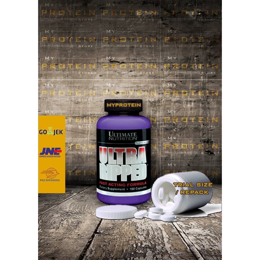 Suplemen Fitness | UN Ultra Ripped FAF 90 caps pembakar lemak (eceran/ecer/repack/keteng)