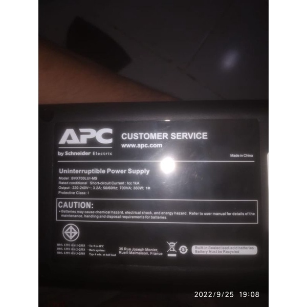 UPS APC 700va 360w