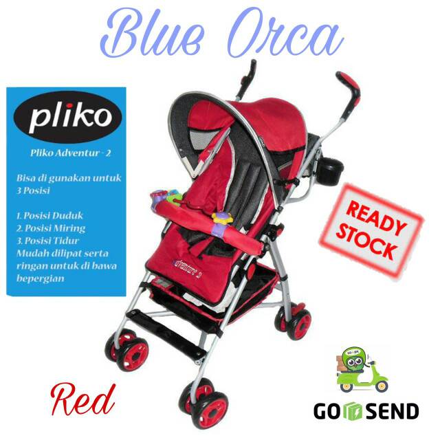 PLIKO Baby Stroller 108 Adventure 2 Kereta Dorong Bayi PLIKO