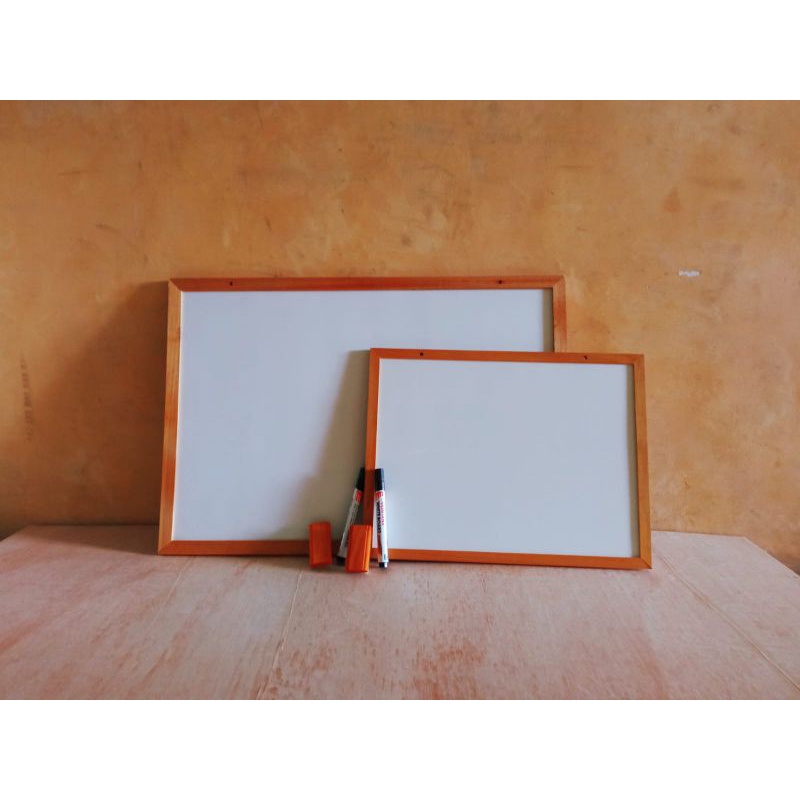

PAPAN TULIS WHITE BOARD UKURAN 30X40 GRATIS SPIDOL DAN PENGHAPUS