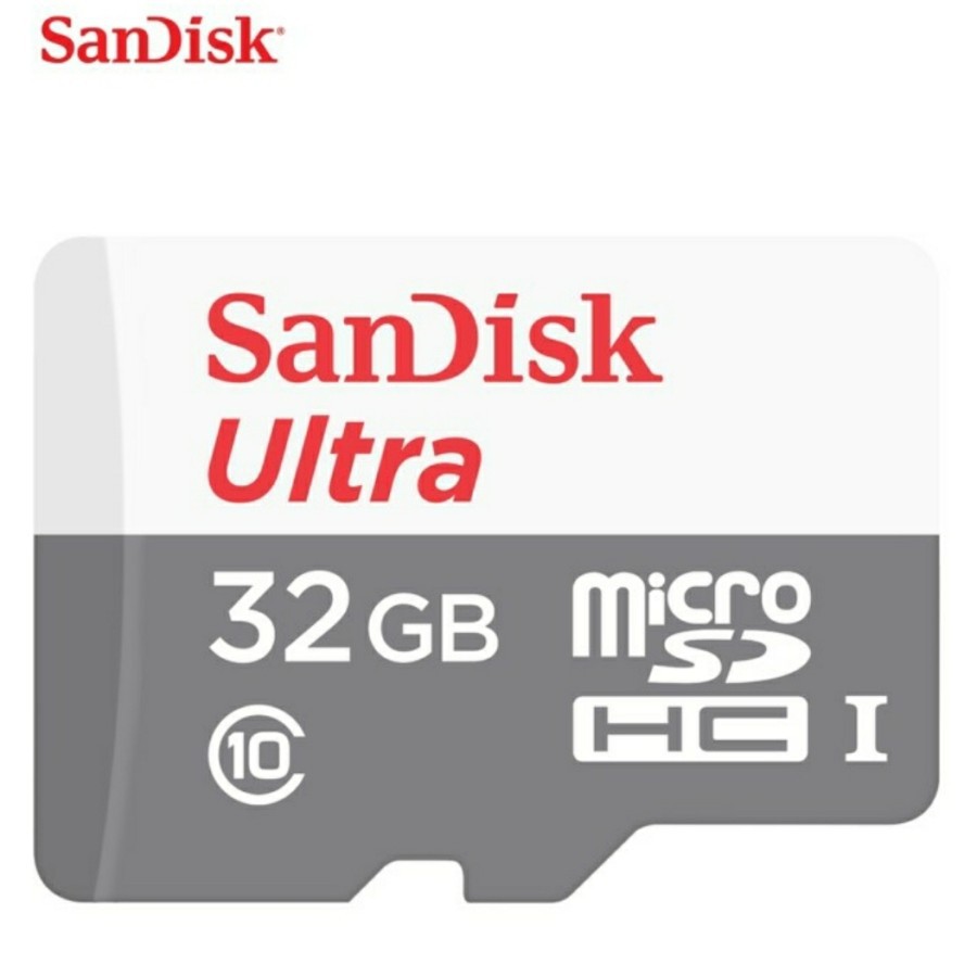 MICRO SD 32GB 100Mb/s SANDISK ULTRA ORIGINAL GARANSI RESMI