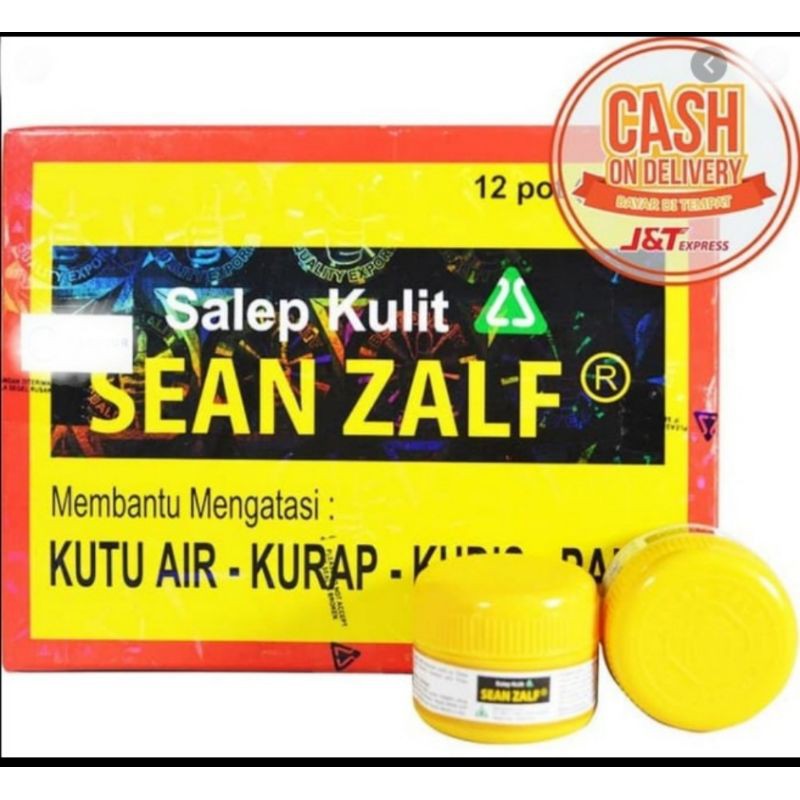 Salep Kulit Sean Zalf 12gr - Mengobati Kutu Air, Kurap, Kudis, Gatal dan Panu