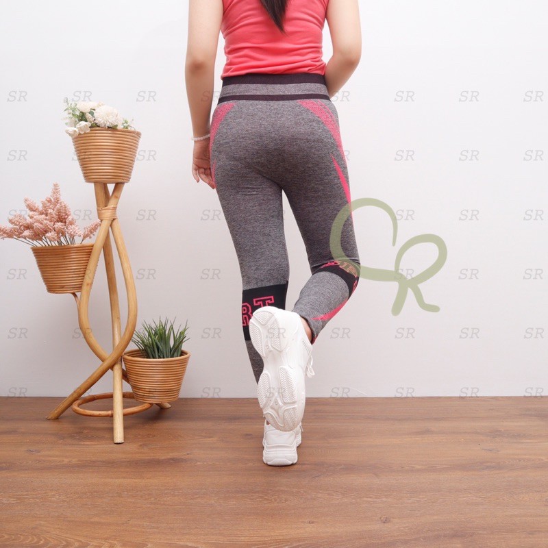 Legging Senam Misty Sport Import Celana Olahraga Wanita Melar Jumbo