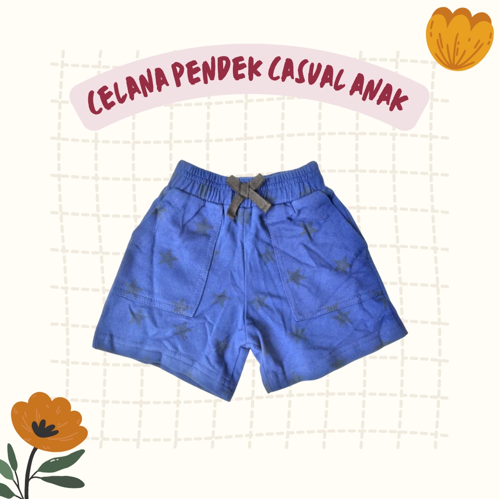 12M - 5T Celana Pendek Casual - Celana Olahraga Anak Celana Pendek HotPants