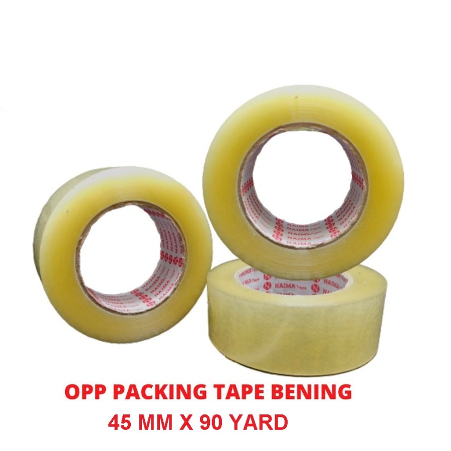 

Lakban Bening Isolasi Bening Ukuran 45mm 90 Yard (2 inchi x 90 Yard) NEW