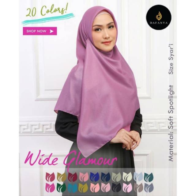 SEGIEMPAT SYARI PESTA GLITTER WIDE GLAMOUR DAFANYA
