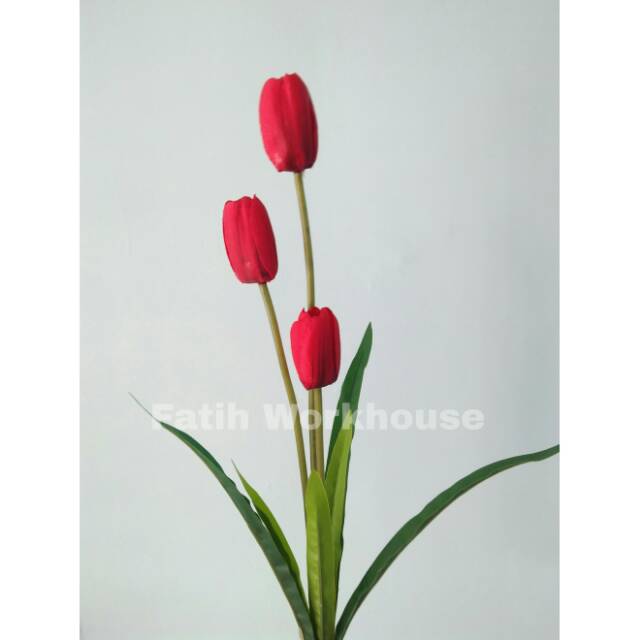 Bunga Tulip Bunga Artificial Bunga Hias Bunga Plastik Shopee Indonesia