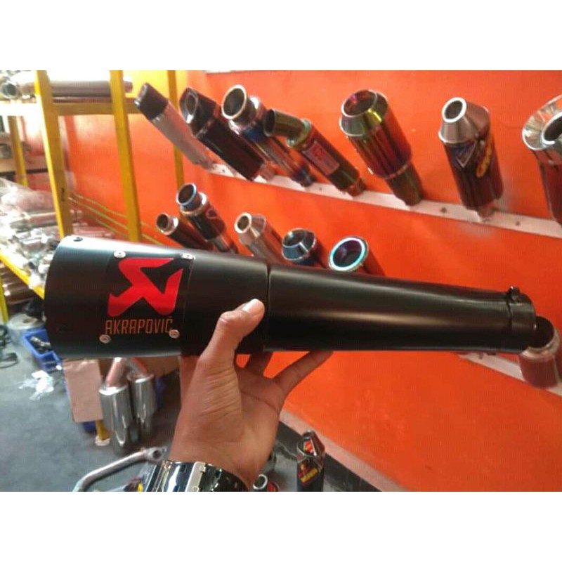 SLINCER AKRAPOVIC BLACK DOFF