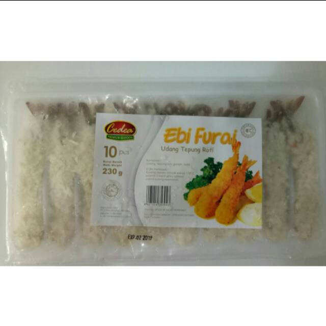 

CEDEA Ebi Furai (Udang Tepung Roti) 230gr 10pcs