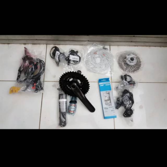 Groupset shimano deore M6000 3x10 triple 40/30/22x170mm