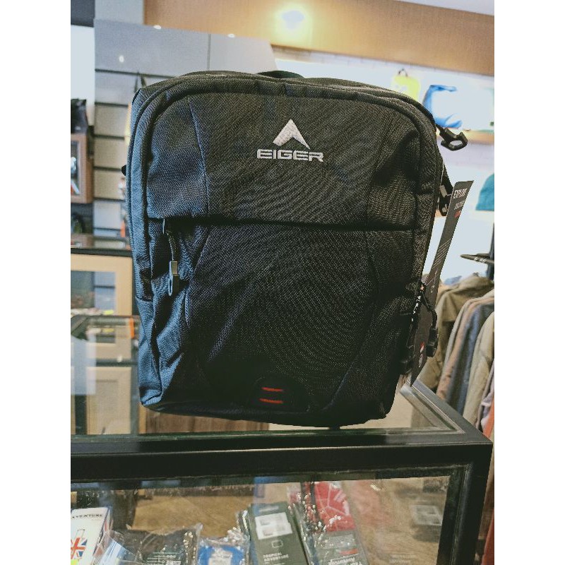 Tas Selempang Pria EIGER1989 5288 Z-OCTOPUS 1.0 BLK - Tas Samping Pria Original EIGERIAN