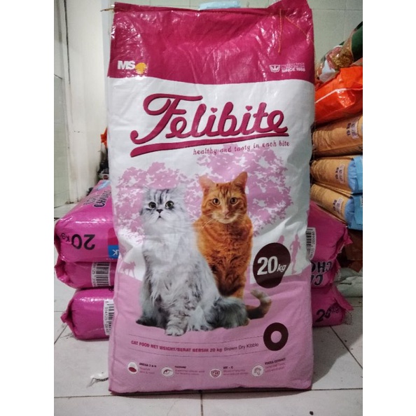 Makanan kucing Felibite Tuna (Bentuk Donat) 20kg Makanan kucing Felibite