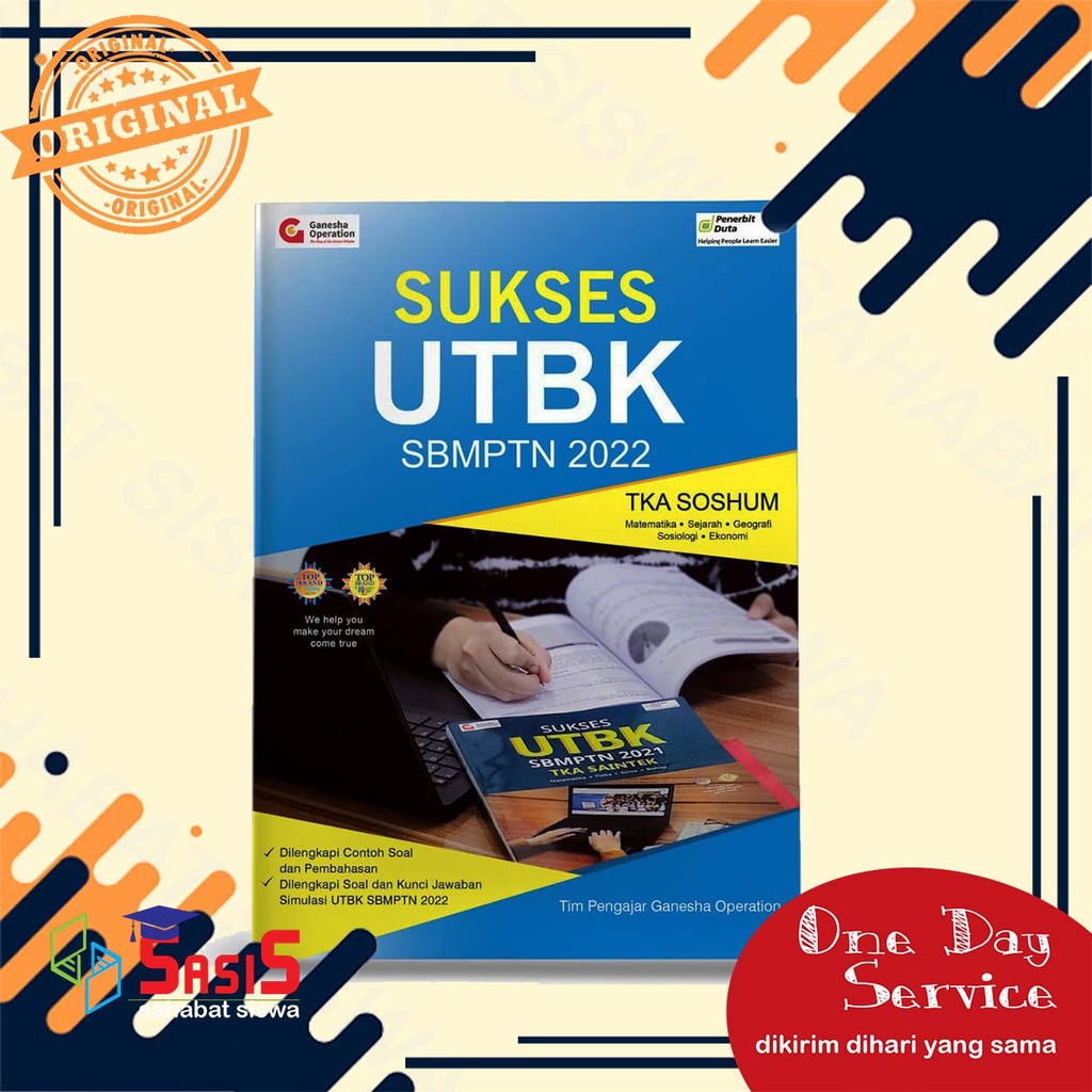 BUKU UTBK 2022 SOSHUM GO TERBARU : Sukses UTBK Soshum - BUKU SBMPTN 2022 GO