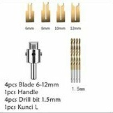 Set 4pcs Mata Bor buddha beads bola kayu Tasbih rosario kalung  ukuran 6mm 8mm 10mm 12mm