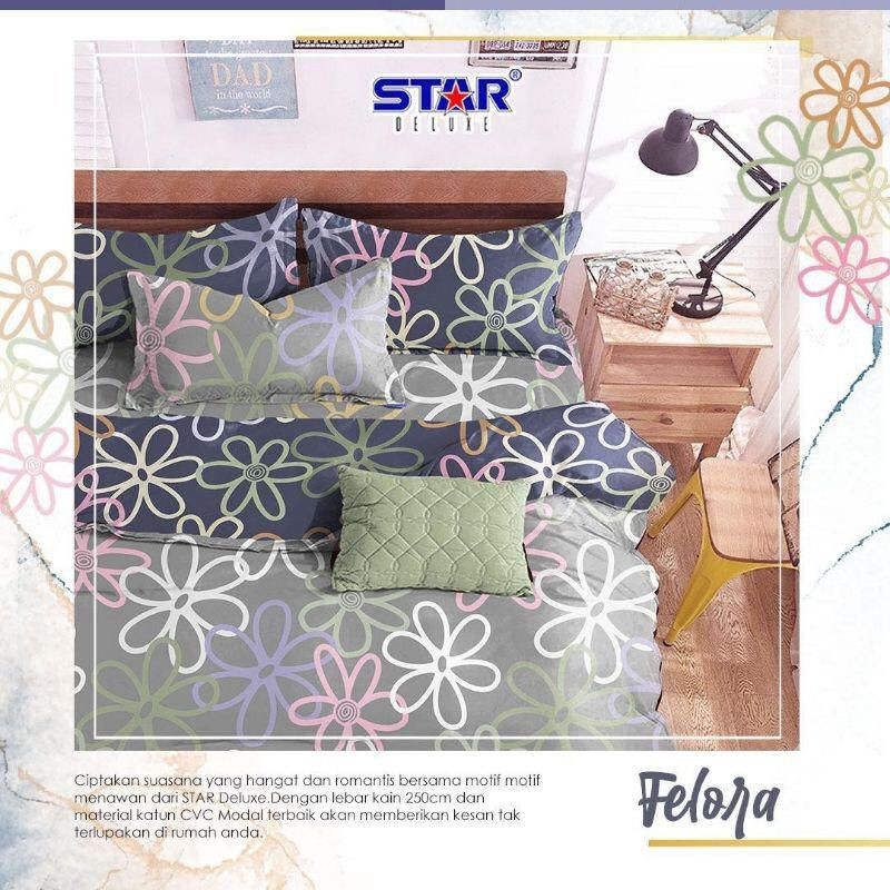 120x200x25, 1SB+1SG. Sprei Katun Lokal 120x200