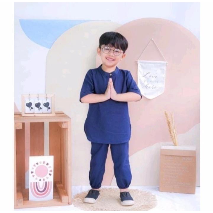 SET.. koko anak 1-12thn // baju muslim anak laki-laki