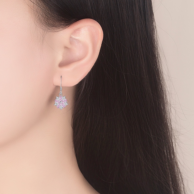 Anting Perak 925 Wanita Jelly Anting-Anting Fashion Perhiasan