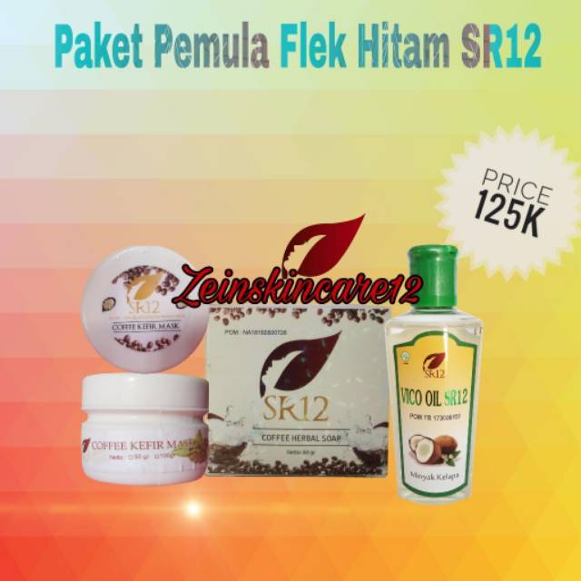 PAKET PEMULA FLEK HITAM SR12