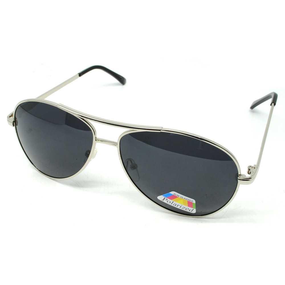 Aoron Kacamata Hitam Polarized - RB2132 [Silver]