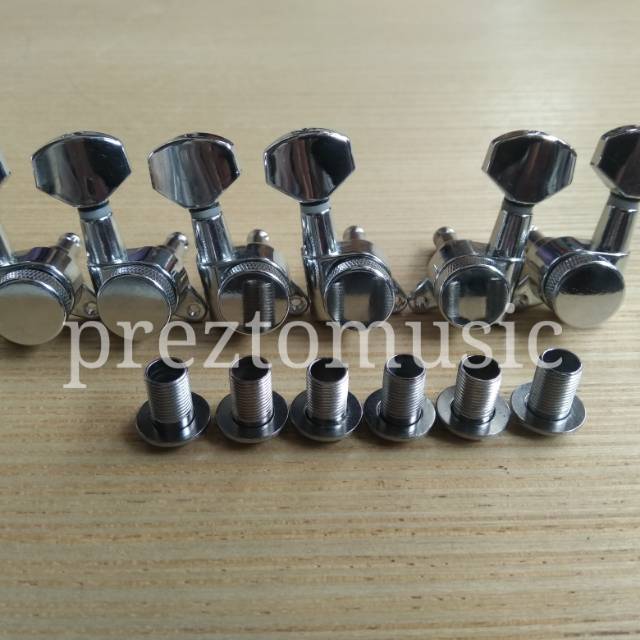 Dryer gitar locking chrome 4R 2L