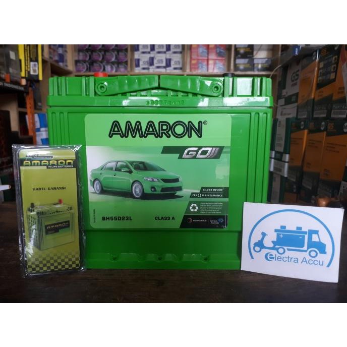 Aki Mobil Toyota Alphard 55D23L Amaron Aki Kering electra87 Berkualitas
