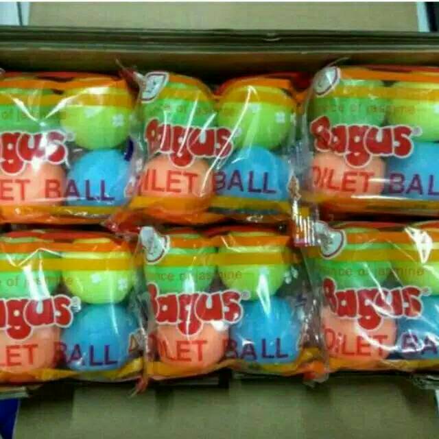 Bagus Toilet Color Ball Isi 4 Pis