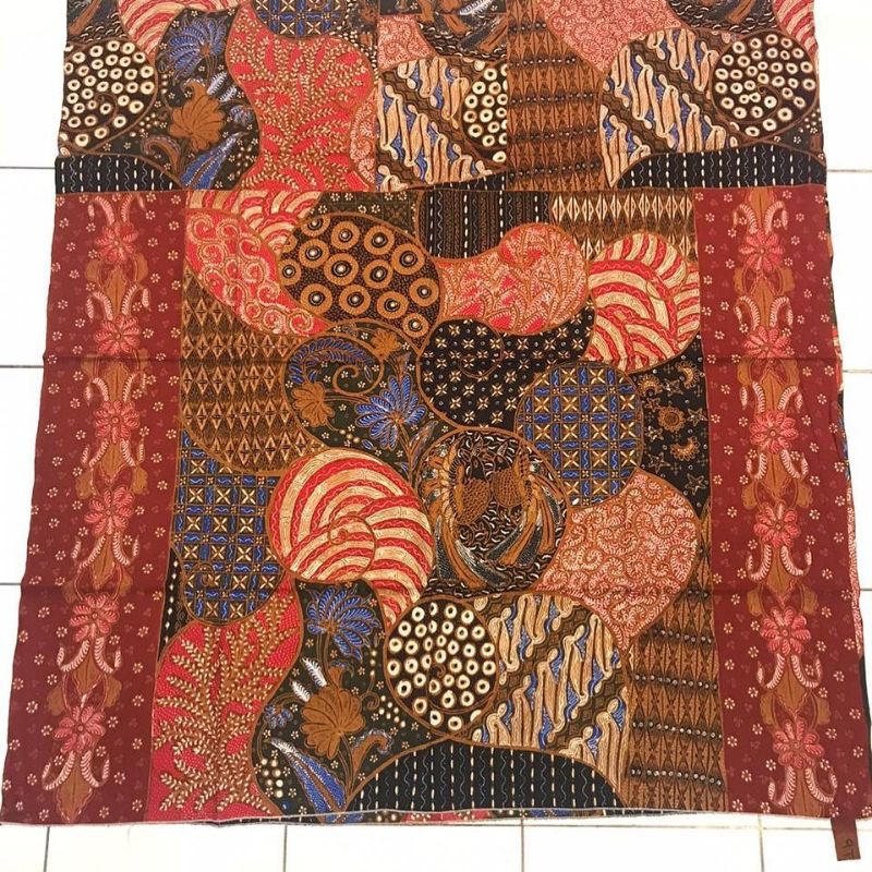 Kain Batik Tulis Solo Original Pola Kemeja Bahan Dobby