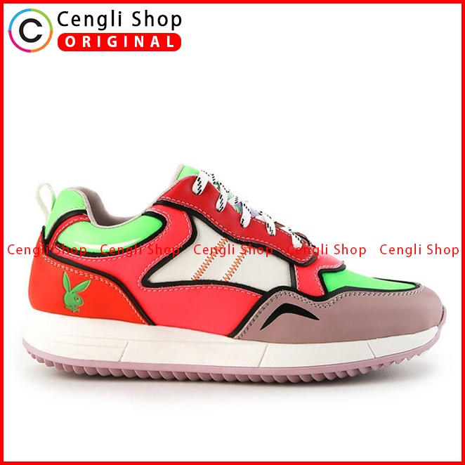 SEPATU SNEAKER PLAYBOY WANITA ORIGINAL CASUAL KETS ASLI BRANDED PLW27