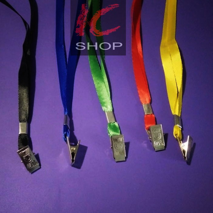 

Tali ID Card Jepit / Tali Gantung ID Card + penjepit 1cm