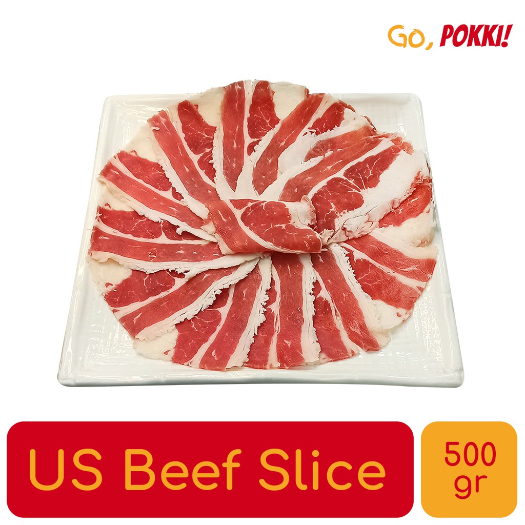 

US Beef Slice / Beef Short plate / Daging Iris Tipis Ala Korean BBQ - 500g