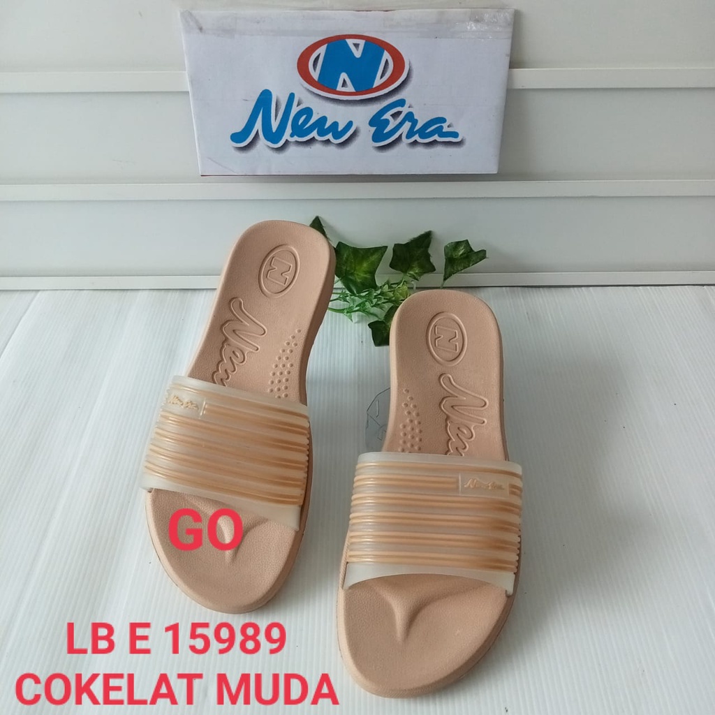 gos NEW ERA SANDAL LB- E 15989  Selop Flat Wanita 36/40