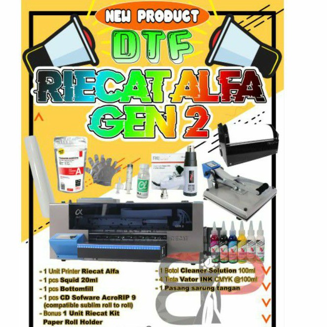 Paket Printer Riecat Alfa Gen 2