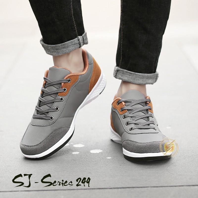 [OOS] (FREE BOX)  Sepatu Sneakers Pria Casual Fashion Santai/Hangout Kualitas Import Premium - 249