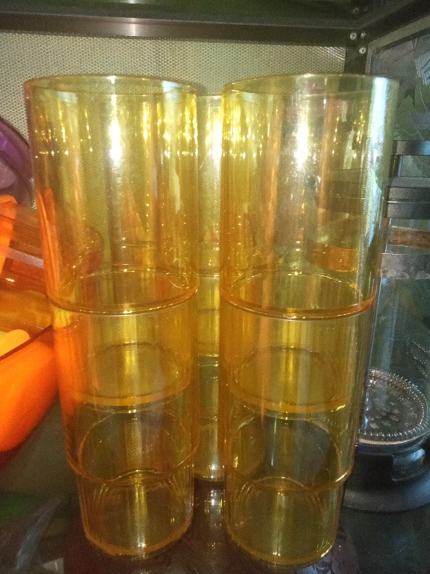 Deluxe Tumbler Kuning (1 Pcs) Gelas Crystaltupwr
