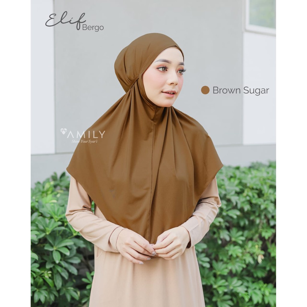 Hijab tali instan Bergo Elif Amily-8