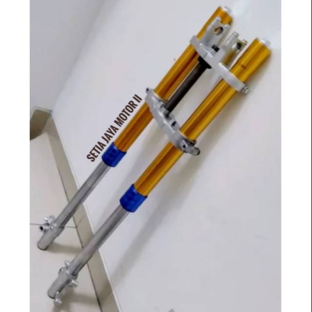 Up side down klx 150 - klx L shock depan costum byson-vixion-cb -CRF-mx king-tiger-scorpio dll cnc