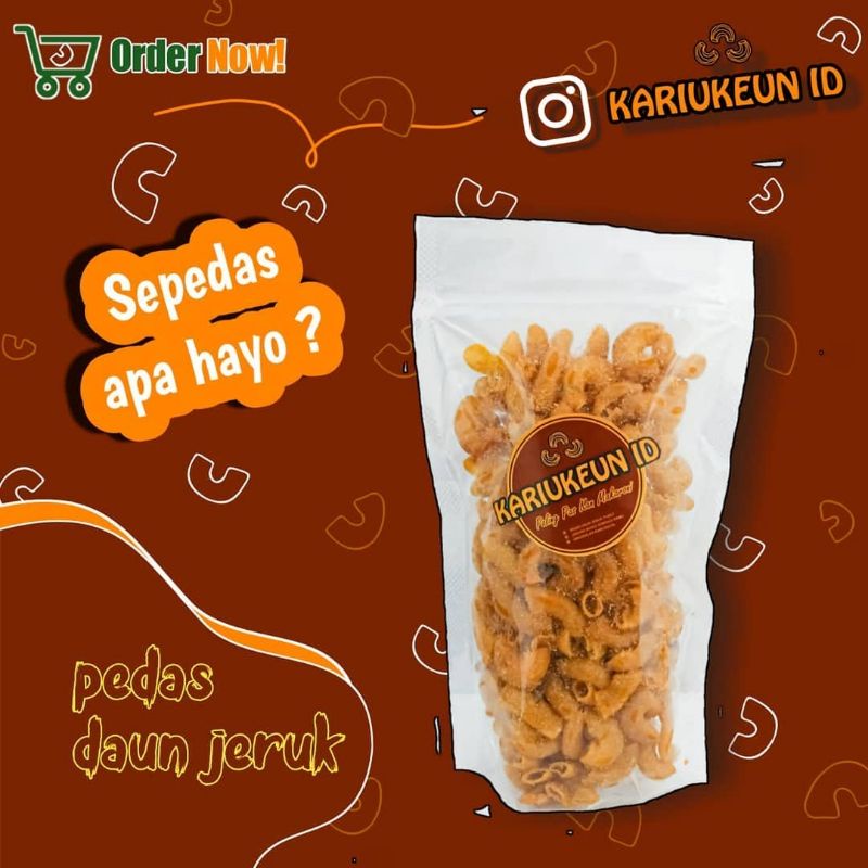 

Makaroni Kariuk Pedas Daun Jeruk