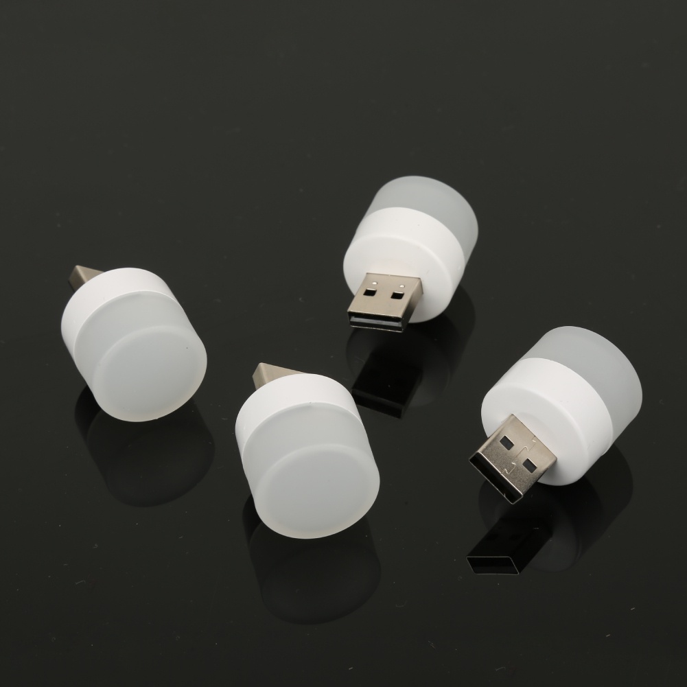 ღ Usb Portable Lampu Led Mini Lampu Malam Kecil Lampu Bulat Komputer Ponsel Lampu Daya