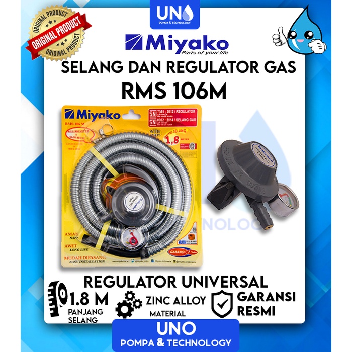 Miyako Selang Regulator Kompor Gas RMS-106 M / RMS106M / RMS 106 M