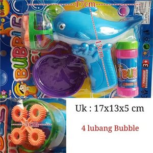 MAINAN PISTOL BUBBLE GUN LUMBA mainan anak saat mandi balon gelembung