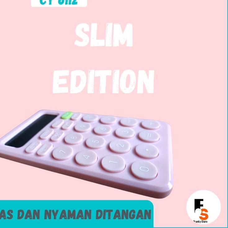 

Terbaru! KALKULATOR CT 6112- 12 DIGIT - CHECK AND CORRECT - LAYAR BESAR - KALKULATOR MEJA DAGANG
