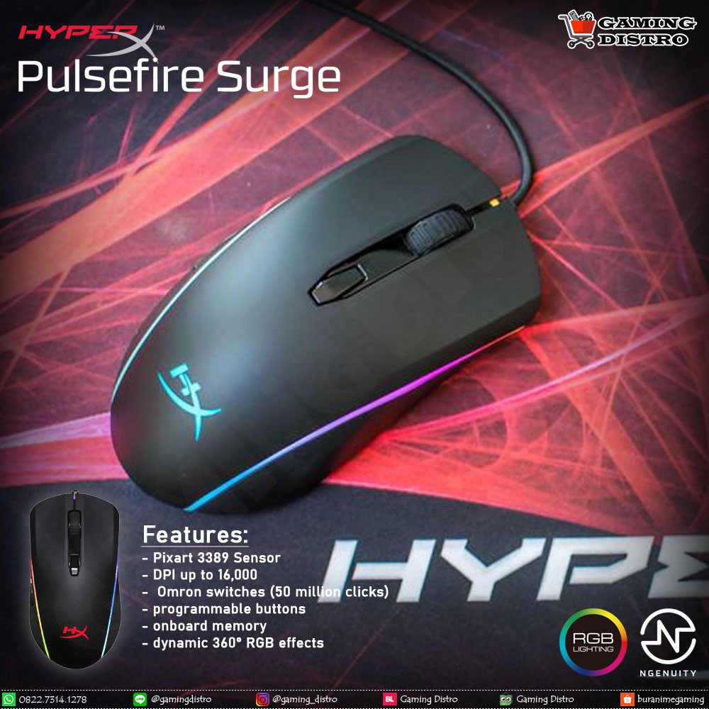 HyperX Pulsefire Surge Mouse Gaming
