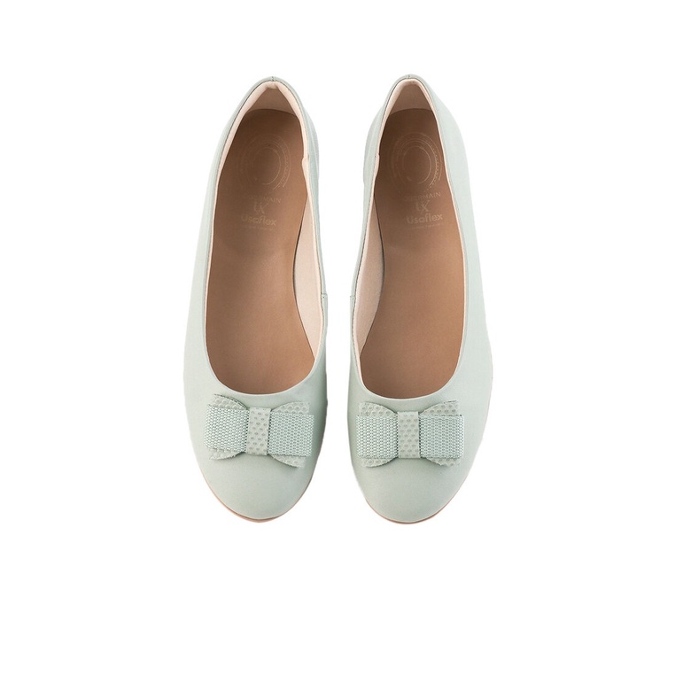SEPATU FLAT KULIT OBERMAIN WANITA ORIGINAL BRANDED TERBARU HIJAU OW29