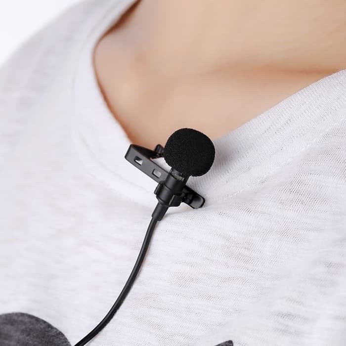 Clip on Mic Microphone 3.5 mm with clip for youtuber