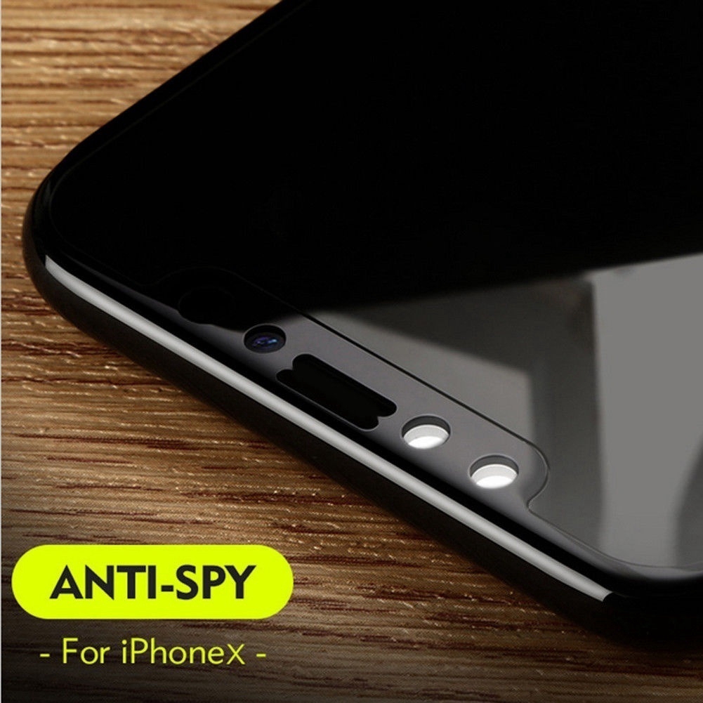Anti Spy Privacy Film Tempered Glass  Screen Protector for IPhone 7 6 6S 8 Plus X XS XR 11 Pro Max