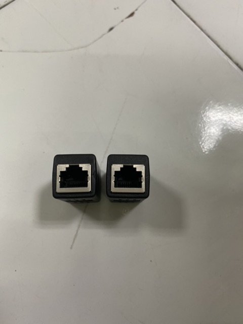 Barel RJ45 Cat 6  Female To Female - Penyambung Sambungan LAN Cat6 Besi