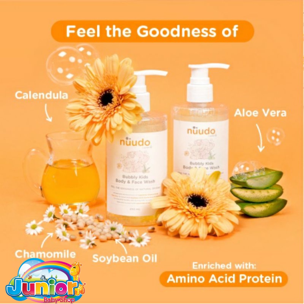 Nuudo Bubbly Kids Body&amp;Face Wash