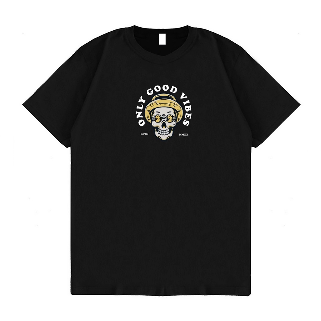 KAOS OVERSIZE GOOD VIBES T-SHIRT