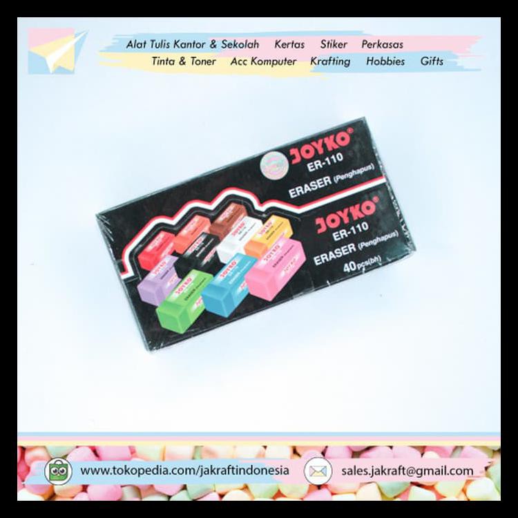 

TERLARIS PENGHAPUS PENSIL PELANGI JOYKO ER-110 10 WARNA RUBBER LUCU BARANG TERUPDATE